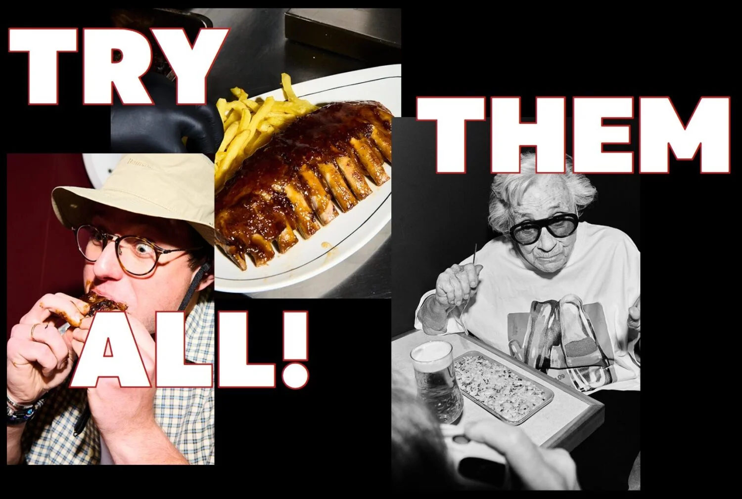 Clientes disfrutando de la carta de comida americana casera, hamburguesas y costillas BBQ en Alright.