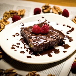 Brownie de Alright restaurante en Madrid