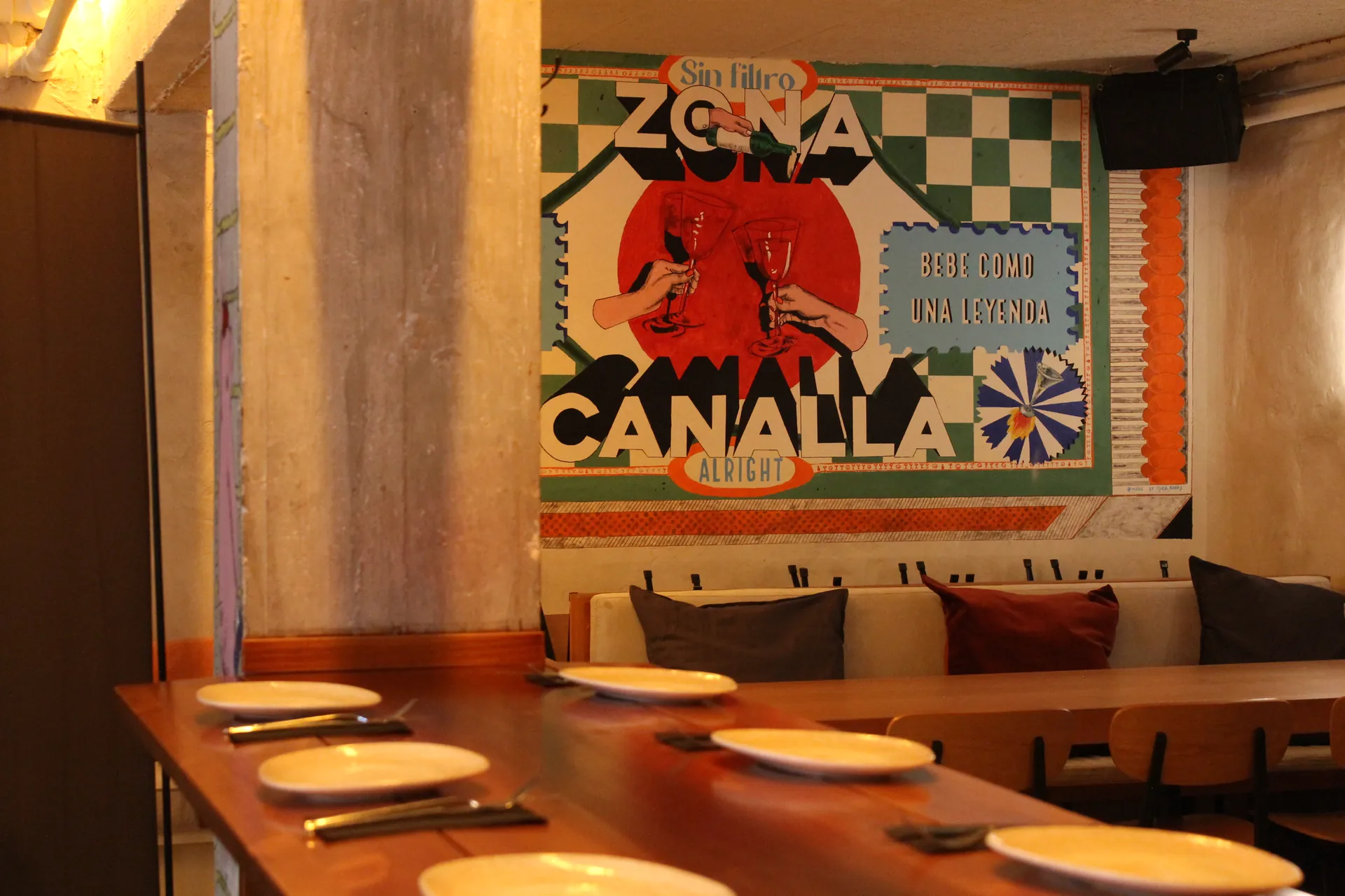 Zona Canalla del salón de Chamberí